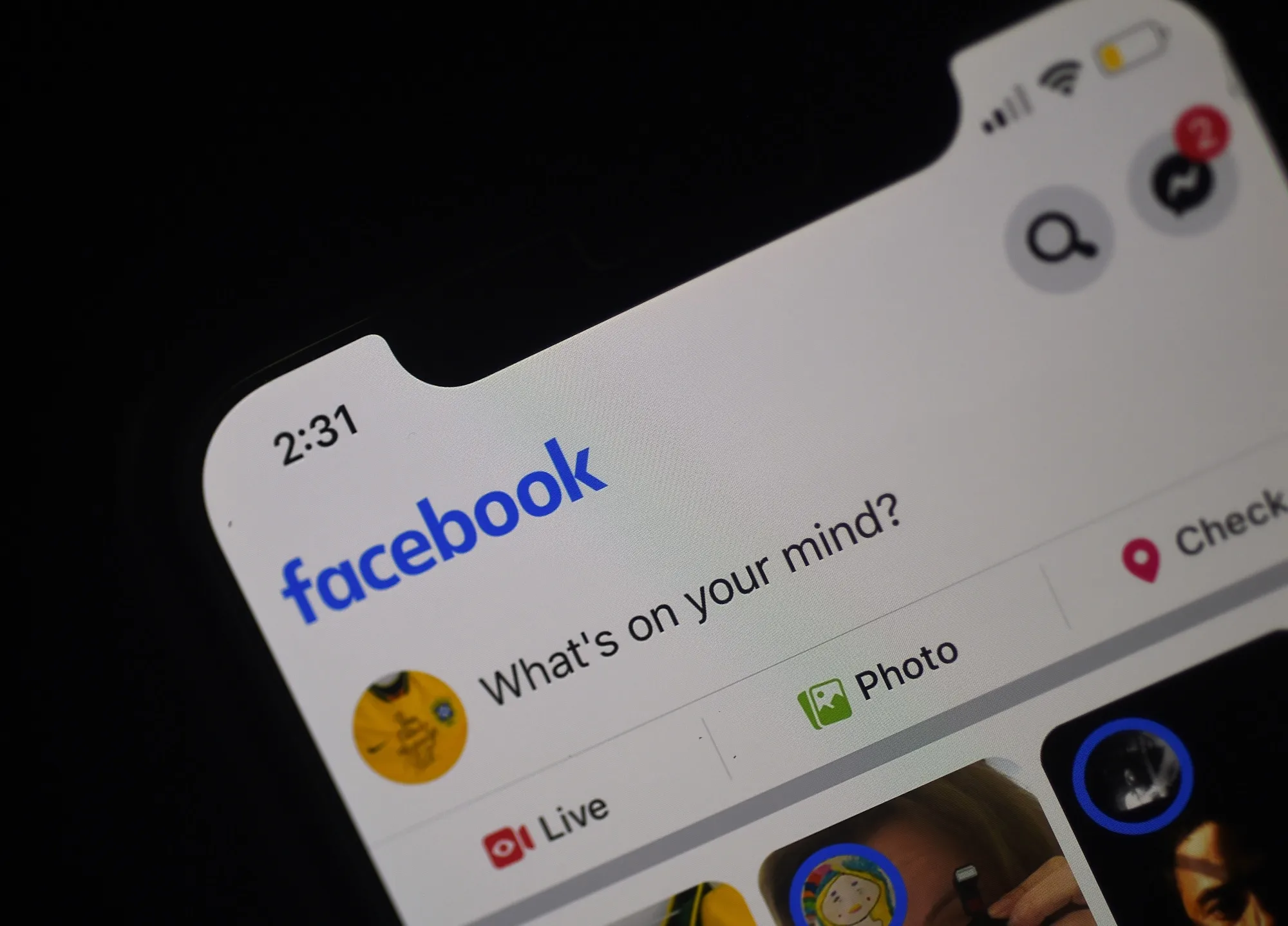 The Facebook App.
