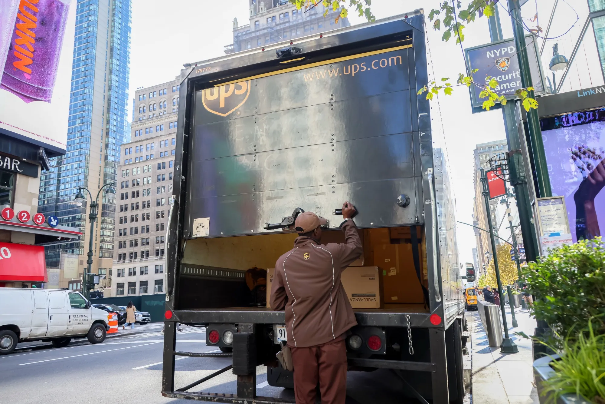 UPS and more than a dozen other companies have announced thousands of layoffs, but some jobs data remains positive.