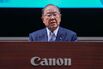 Canon CEO Fujio Mitarai Holds Company Strategy Meeting