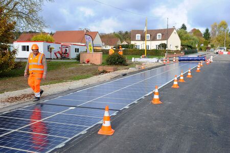 Wattway’s solar road in Tourouvre