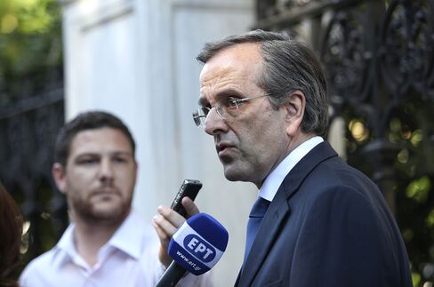 Greece's Prime Minister Antonis Samaras