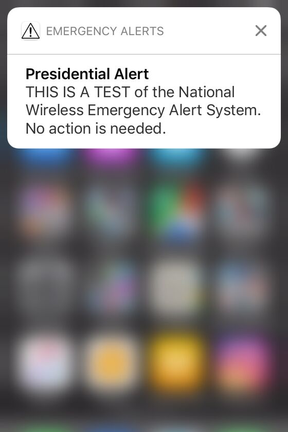 Judge Denies Request to Block Presidential Cell Phone Alert