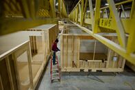 Operations At The Westchester Modular Homes Factory As Construction Spending Rises