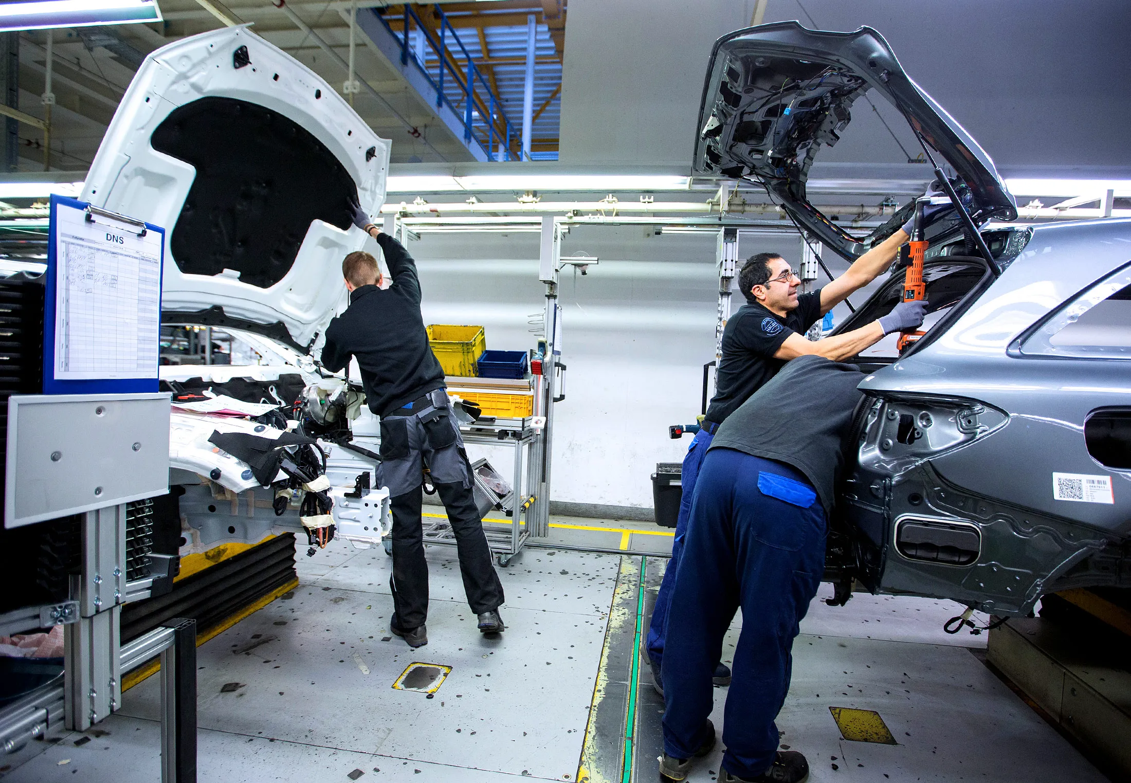 Luxury Automobile Manufacture At A Mercedes-Benz AG Factory