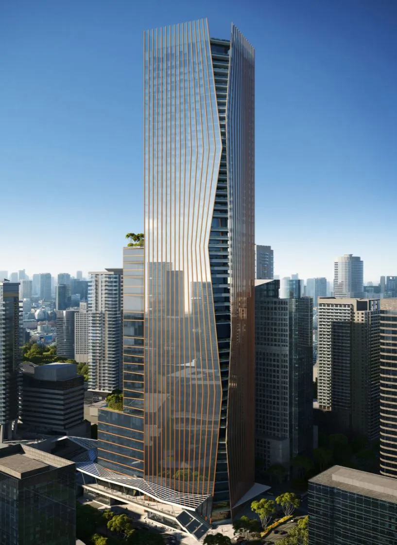 A rendering of the planned tower in Miami.