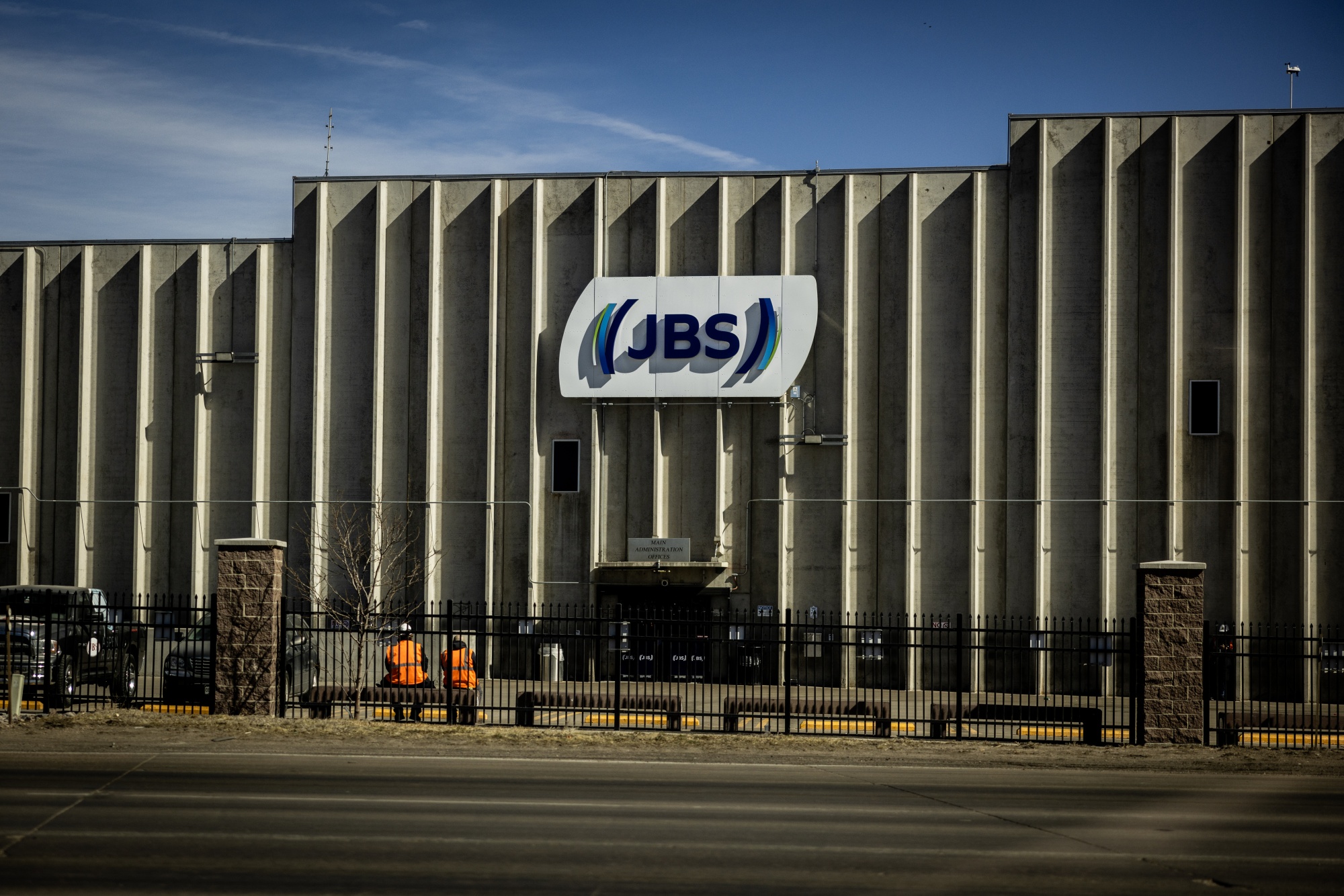 The JBS Greeley meatpacking facility in Greeley, Colorado.