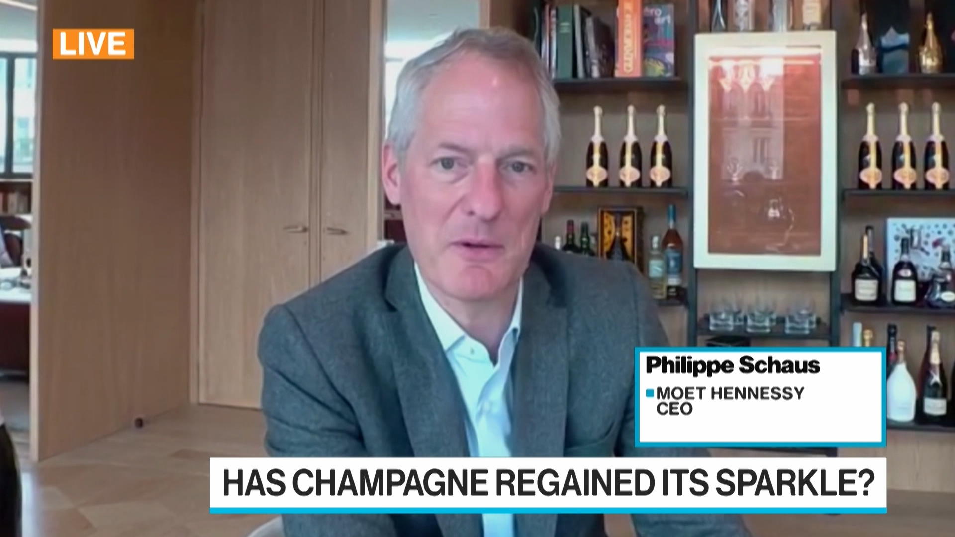 Watch Moet Hennessy CEO Sees `Strong Recovery' as Covid Eases