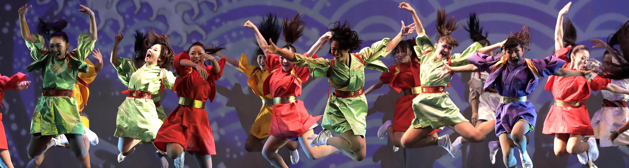 Actresses perform on stage in the nighttime performance 'Sakura - Japan in the Box' at the Meijiza theater in Tokyo, Japan, on Friday, Oct. 21, 2016.
