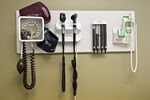 Medical examination tools hang on a wall in an exam room at Perry Memorial Hospital in Princeton, Illinois, U.S., on Wednesday, Oct. 11, 2017. Senate in both political parties say they\'ve reached agreement on fixes to stabilize Obamacare just two weeks before Americans start signing up for 2018 coverage.