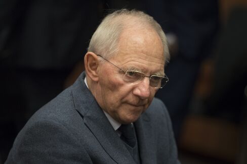 Wolfgang Schaeuble in Brussels on Dec 5.