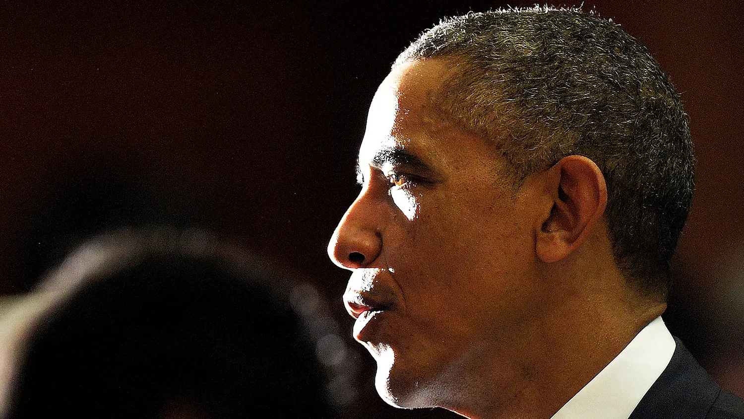 US President Barack Obama attends the East Asia Summit Plenary Session at the Myanmar International Convention Center in Myanmar's capital Naypyidaw on November 13, 2014.
