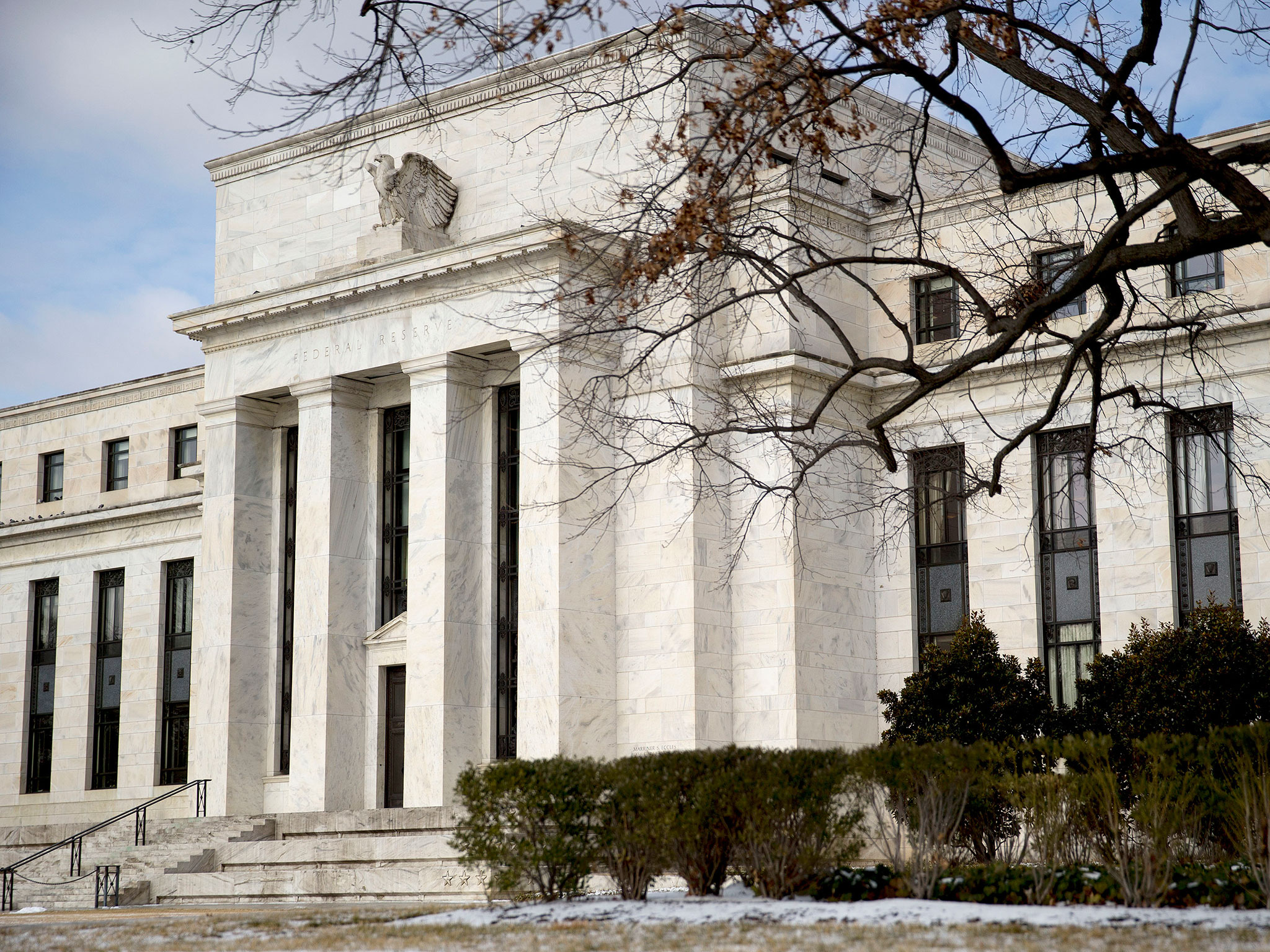 The Marriner S. Eccles Federal Reserve building in Washington, D.C., on Jan. 27, 2015.
