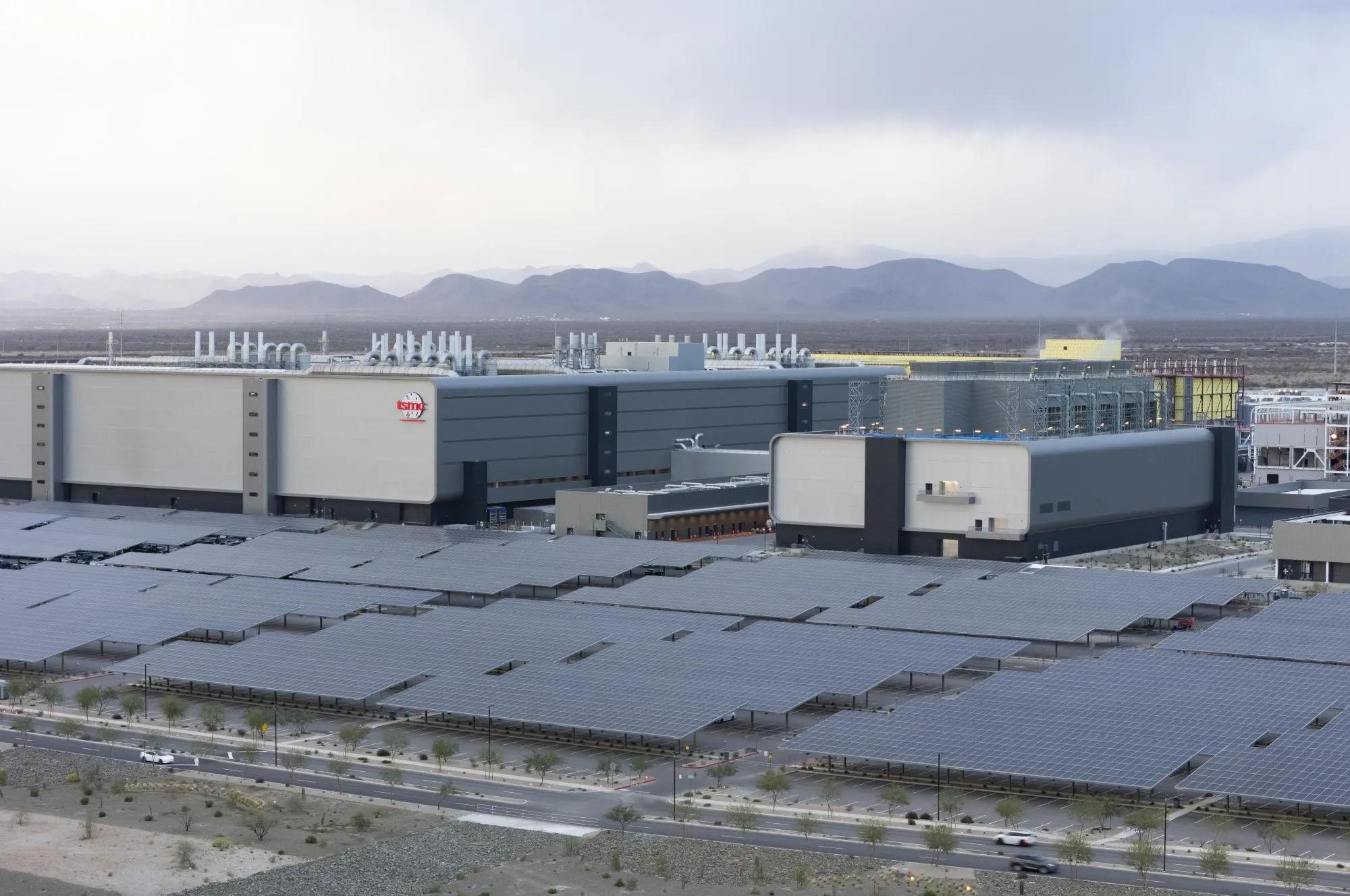 The Taiwan Semiconductor Manufacturing Company fabrication plant in Phoenix, Arizona.