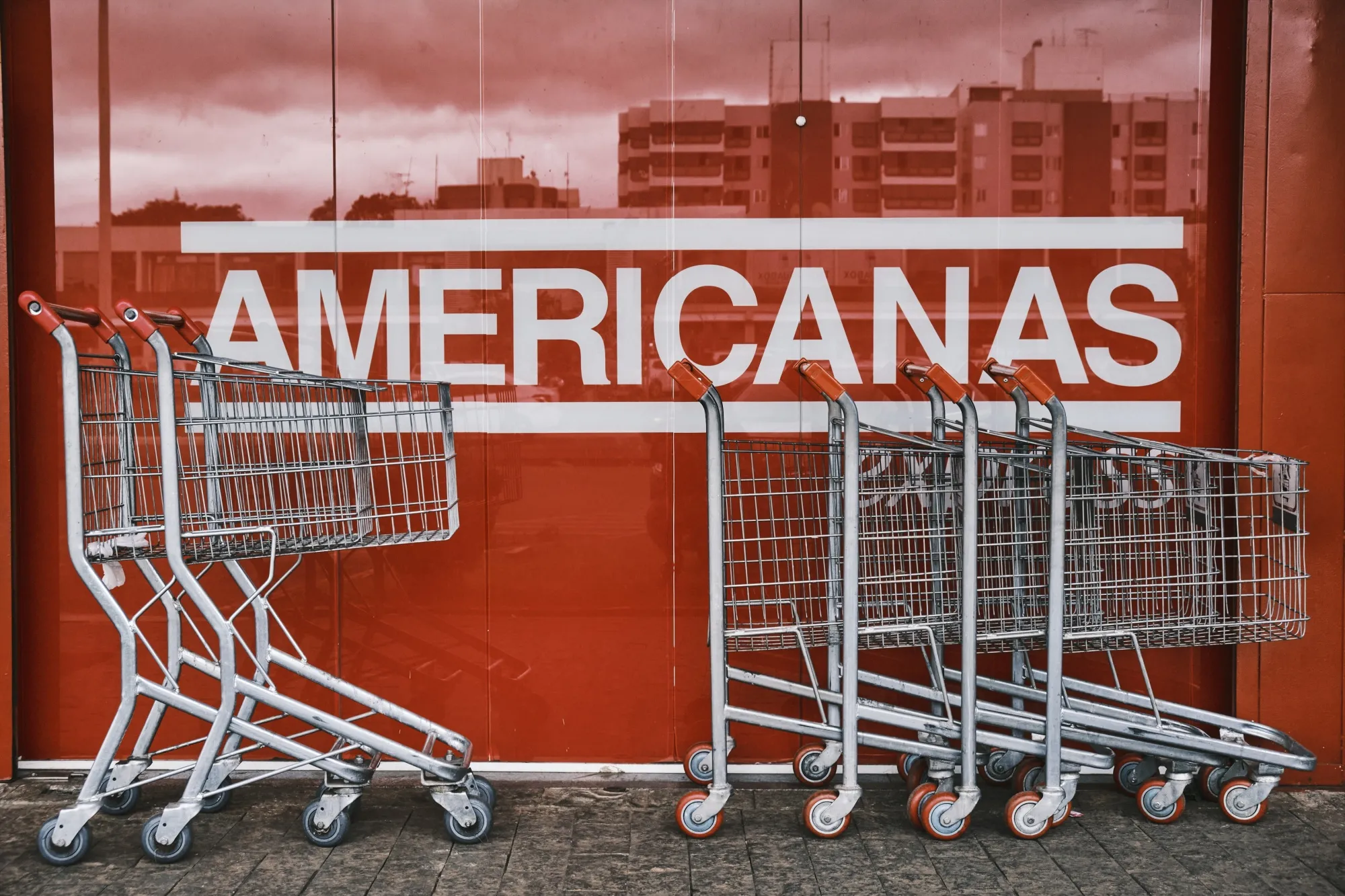Outside an Americanas store in Brasilia, Brazil, on Jan. 21.