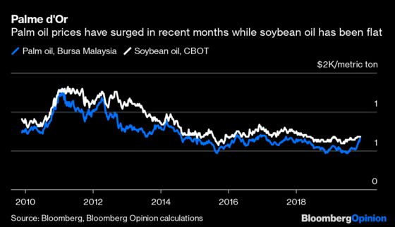 Palm Oil’s Price Switch Won’t Save the Orangutan