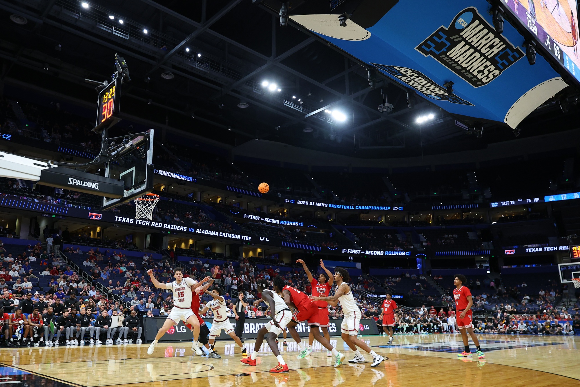 The Texas Tech Red Raiders and the Alabama Crimson Tide.