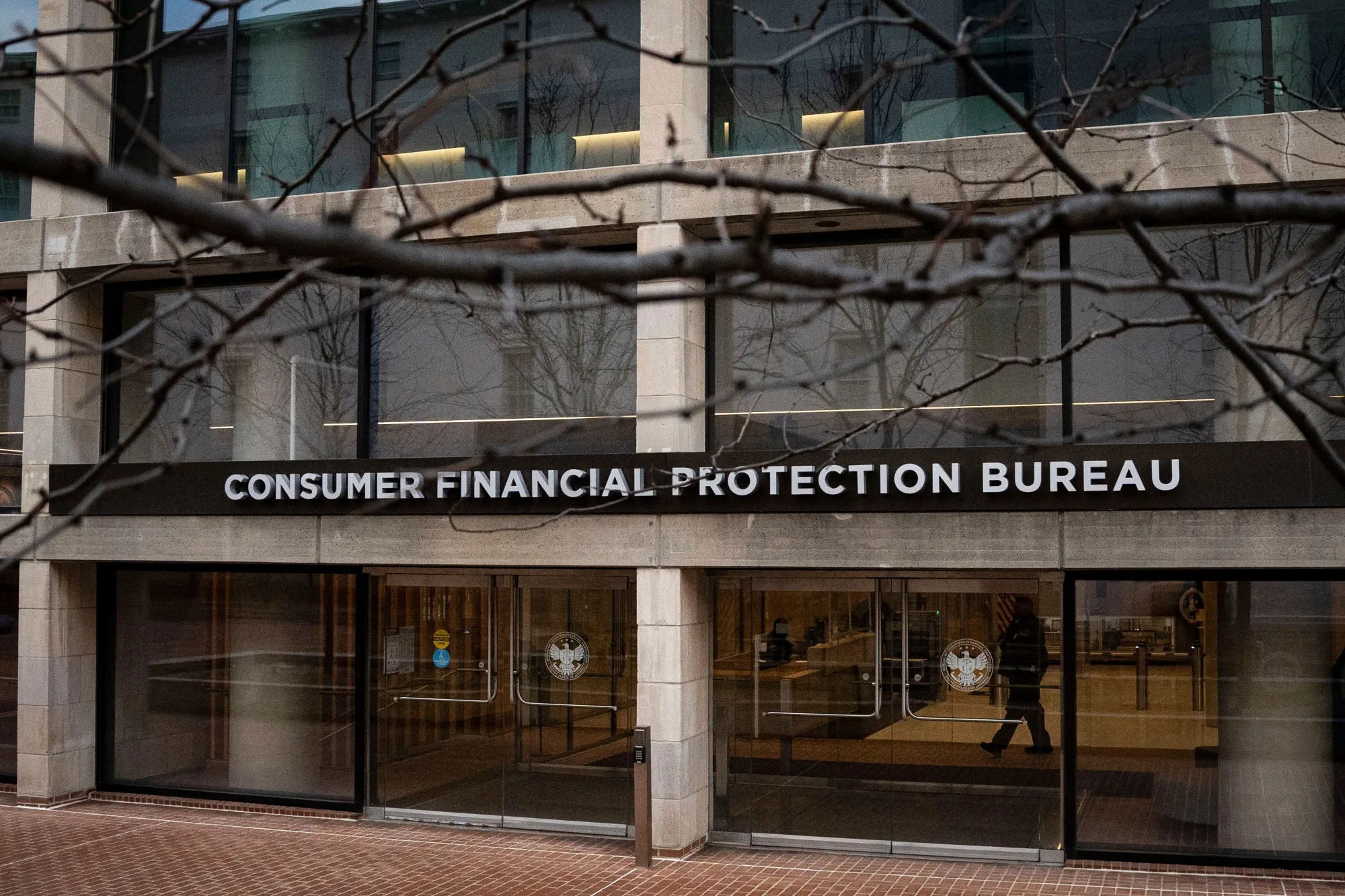 The US Consumer Financial Protection Bureau (CFPB) headquarters in Washington, DC.