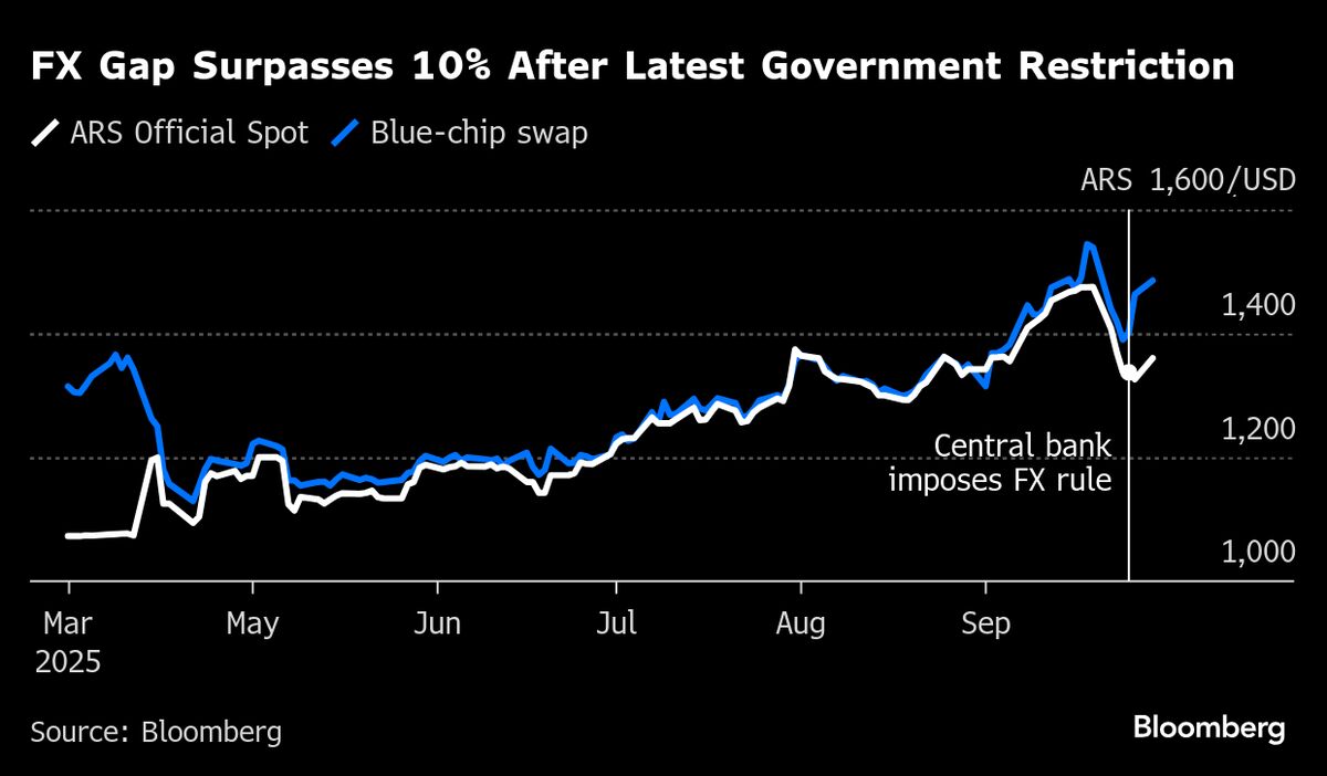 Currency Arbitrage Costs Milei $2 Billion a Month in Argentina