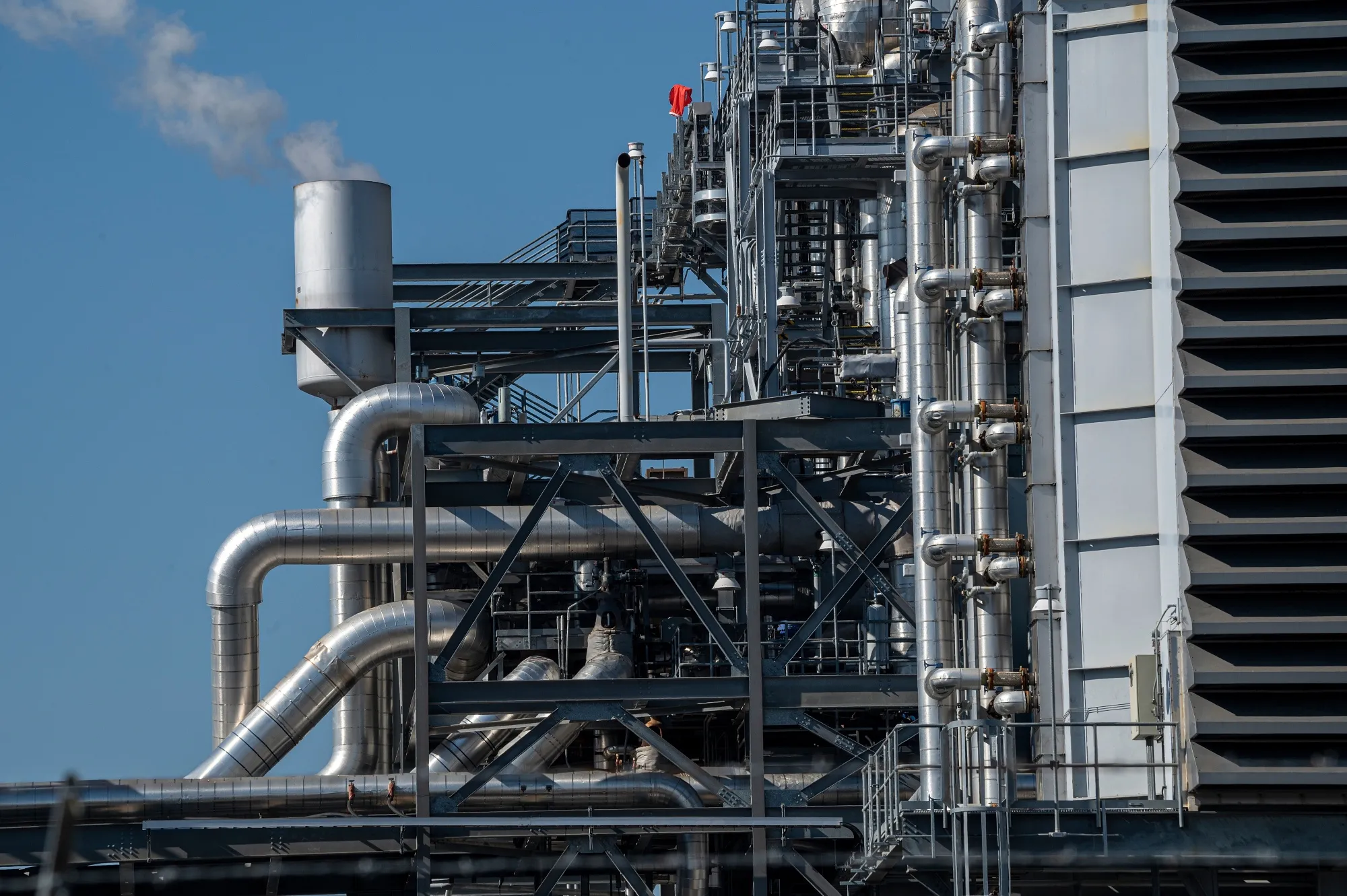 A natural gas-fired power plant in Antioch, California.