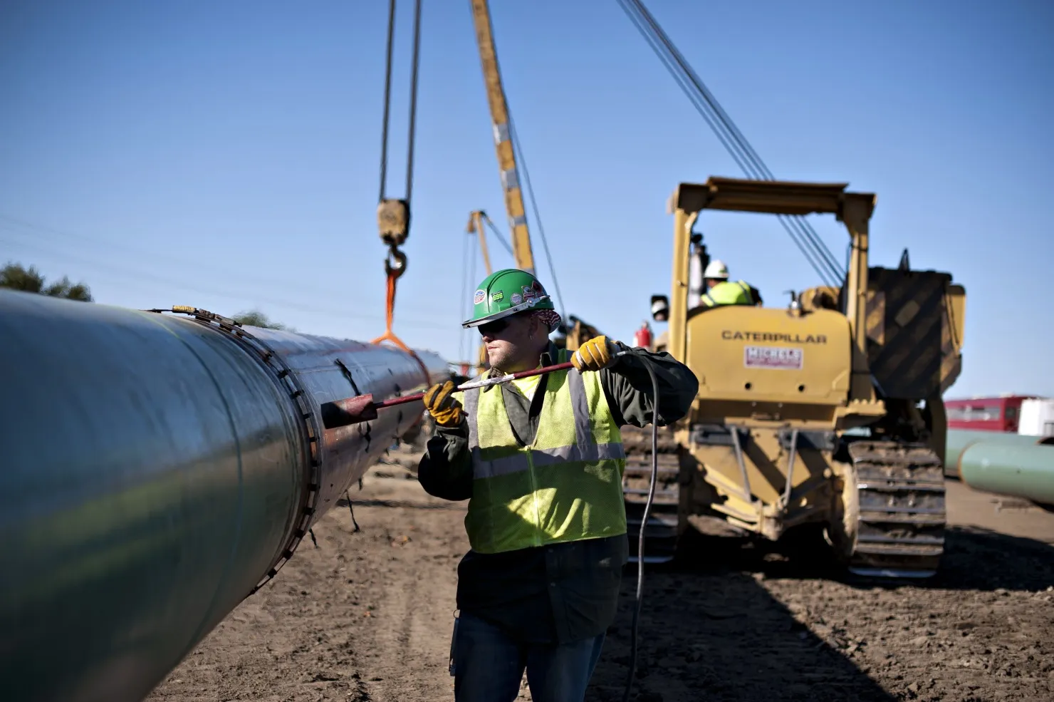 Construction of the Enbridge Crude Oil Pipeline In Illinois
