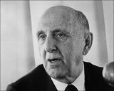 Portrait of American economist and nobel prize Sim