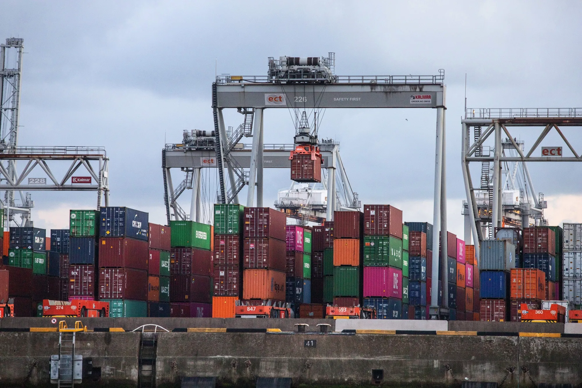 The Port of Rotterdam is Europe’s largest port.