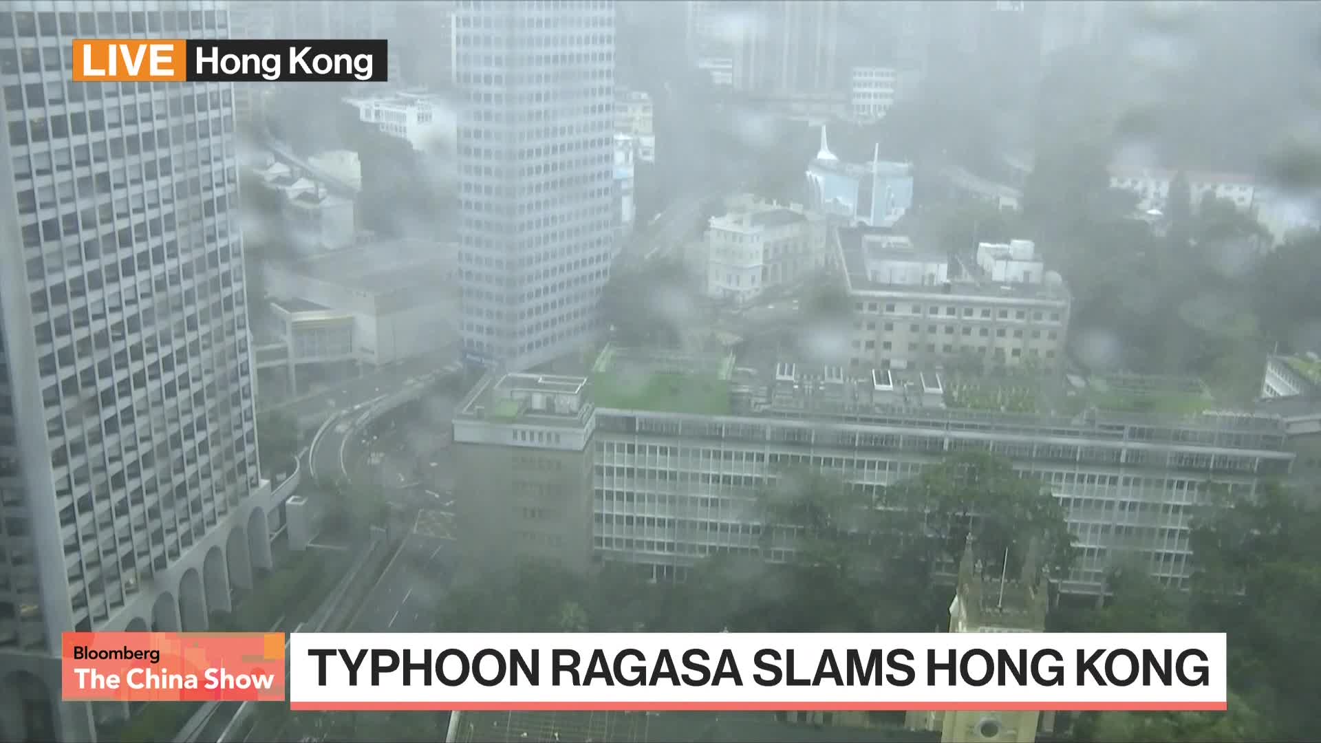 Typhoon Ragasa Suspends Business in Hong Kong