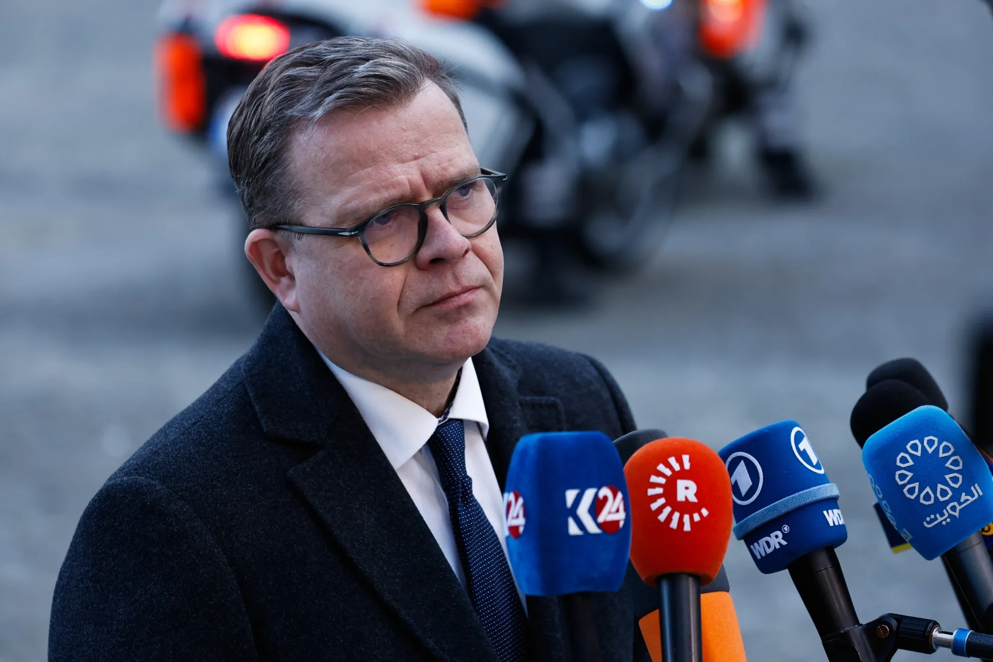 Finland’s prime minister, Petteri Orpo.
