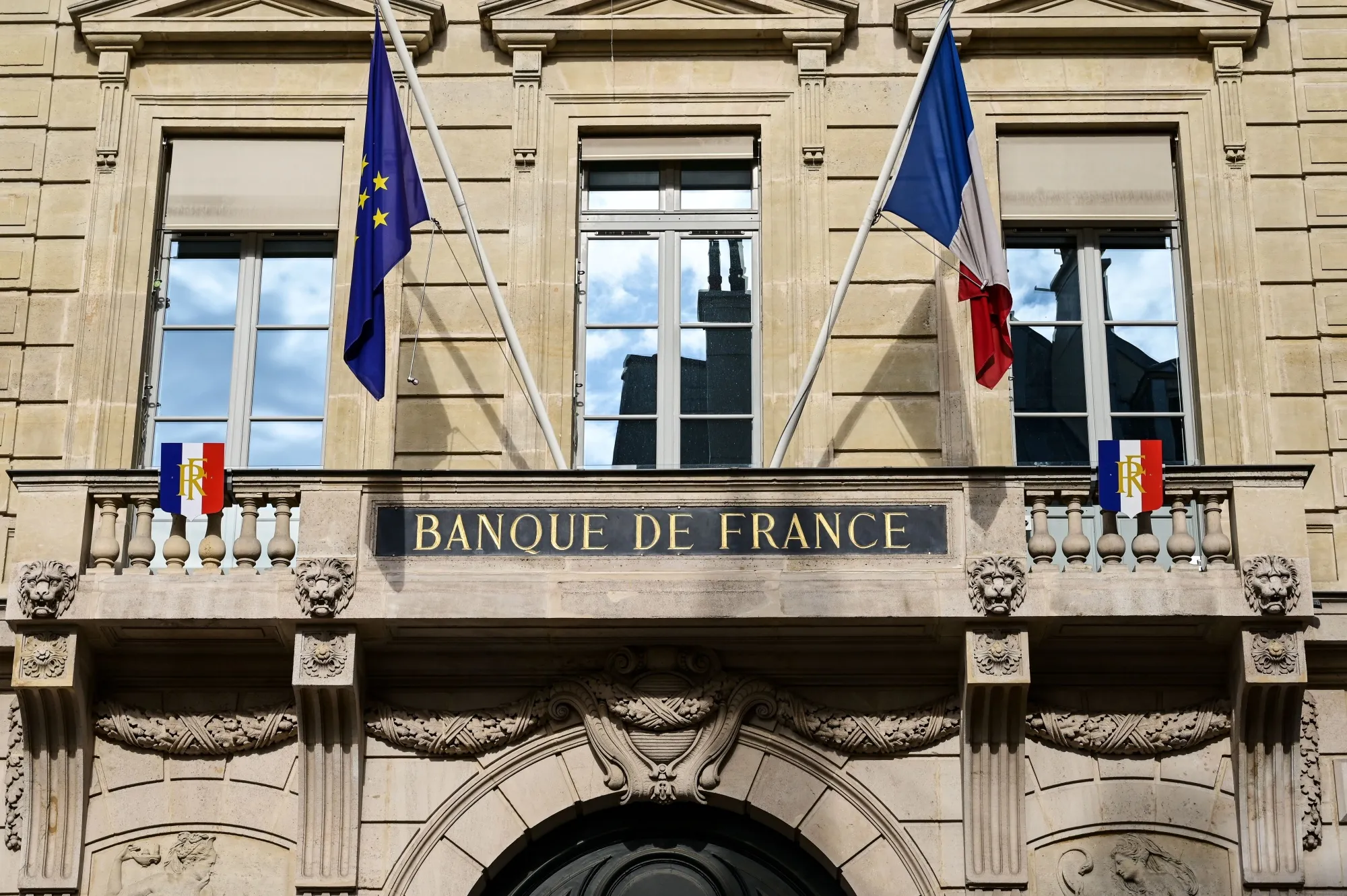 The Bank of France in Paris.