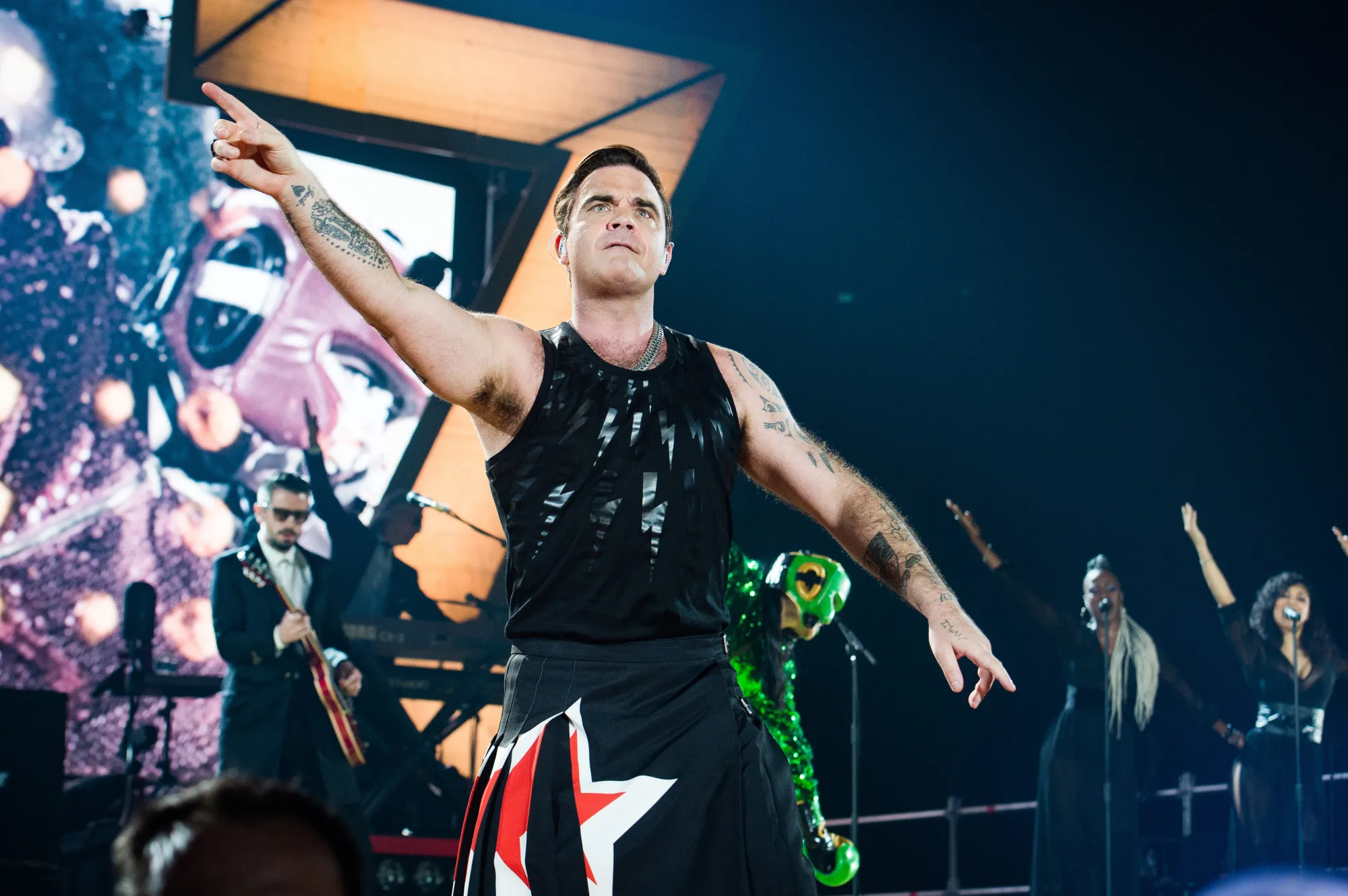 Robbie Williams in Paris&nbsp;2017.