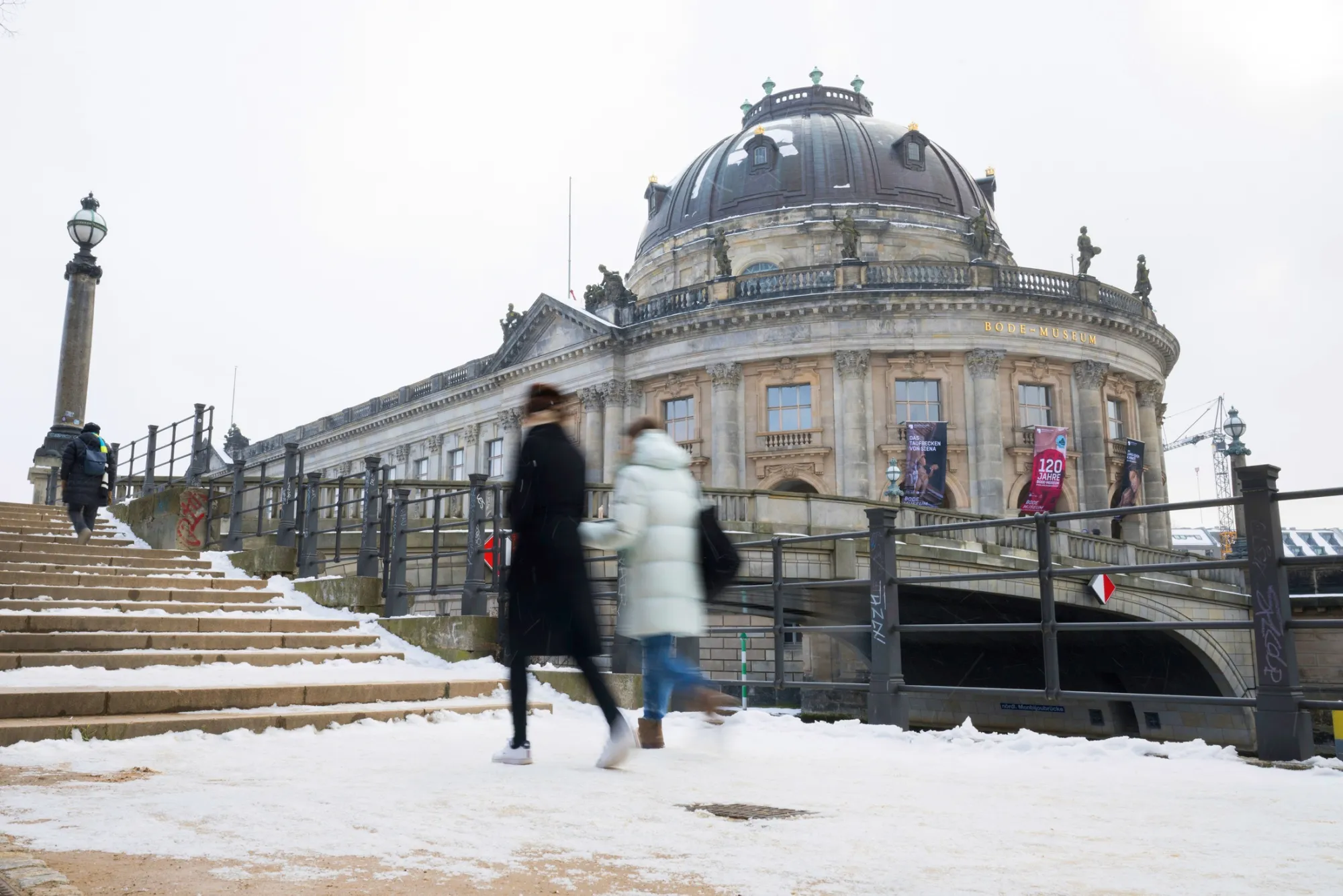Berlin recorded its lowest temperatures this winter.