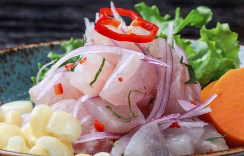 Ceviche at La Mar.