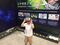 A student tries out NetDragon's 101 VR Immersion Classroom headset at the China Science and Technology Museum in Beijing. Source: NetDragon Ltd.