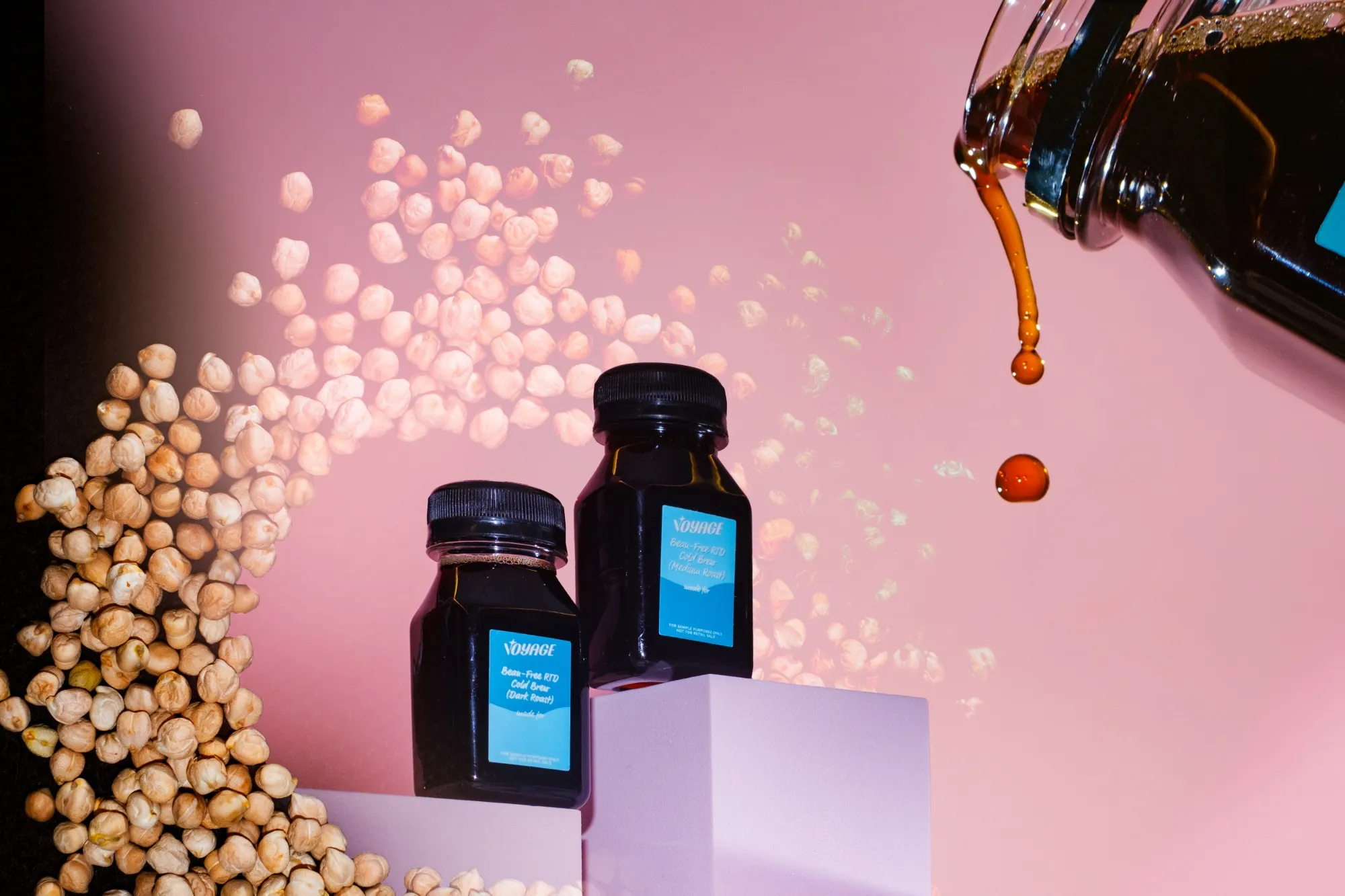 Voyage Foods’ coffee alternative includes&nbsp;chickpeas as an ingredient in their bean-free beverages.