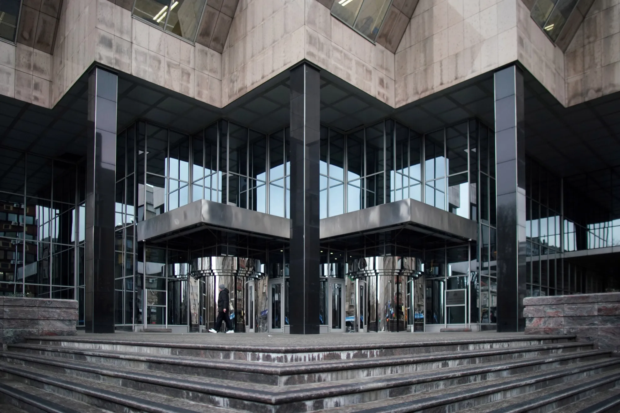 The headquarters of the Serbian National Bank in Belgrade.