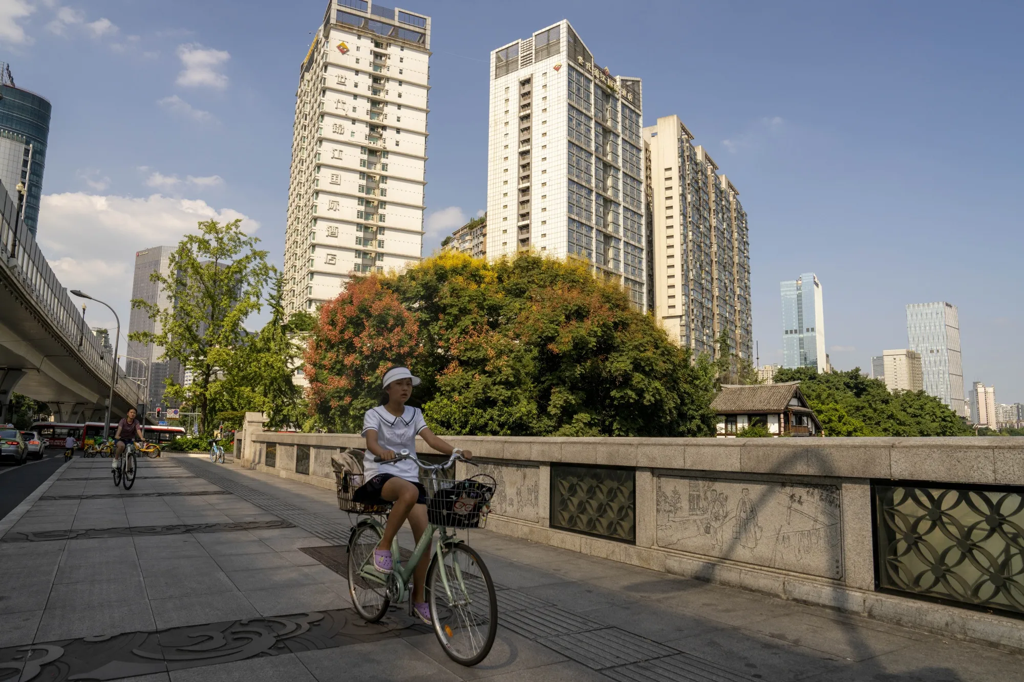Residential buildings in Chengdu, China.
