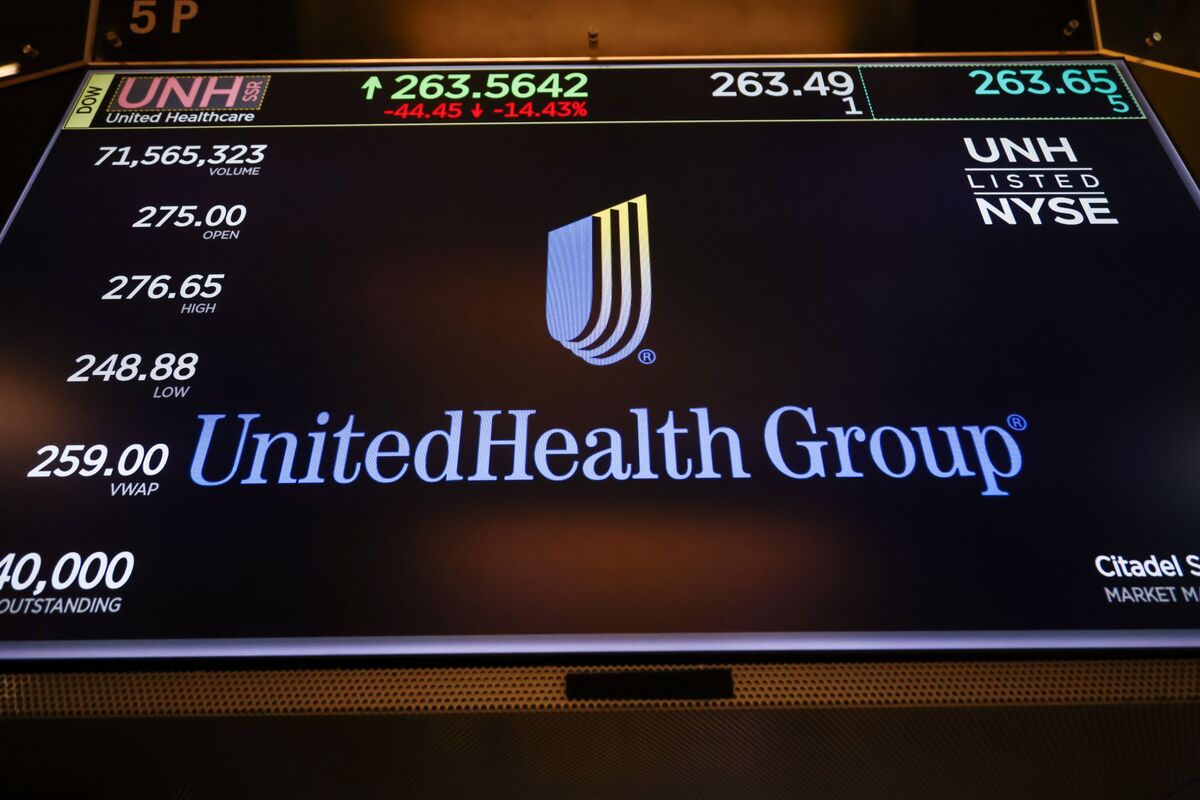 ⚫️ BLOOMBERG: UnitedHealth Group Inc. fissa obiettivo di guadagni deludente per l'anno