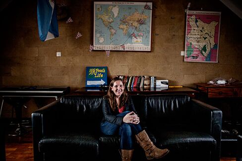 Roberts inside her home office in Nairobi. It was in this space that she and others founded Open Capital.