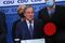 German Election Night at Christian Democratic Union Headquarters