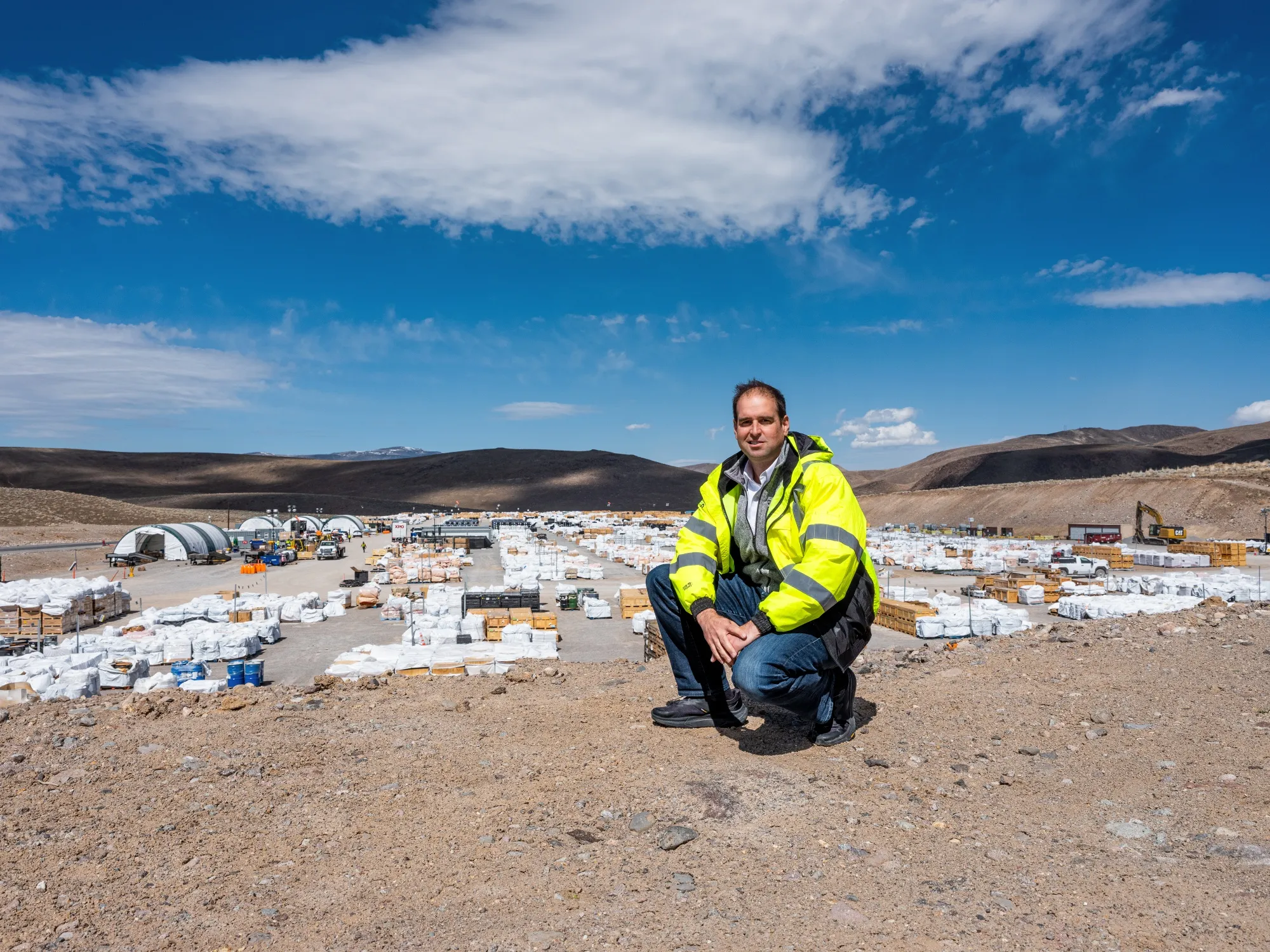 JB Straubel, co-founder and CEO of Redwood Materials Inc., at the company's battery recycling and manufacturing facility in McCarran, Nevada in 2024.
