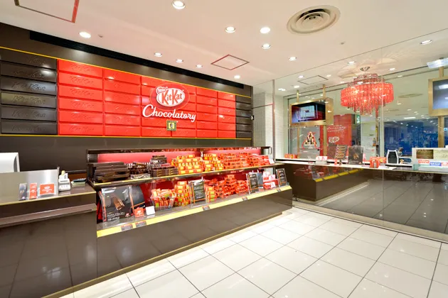 The first Kit Kat store in Tokyo