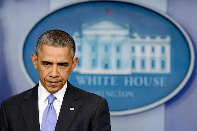 President Obama delivers remarks on the Affordable Care Act at the White House on Nov. 14