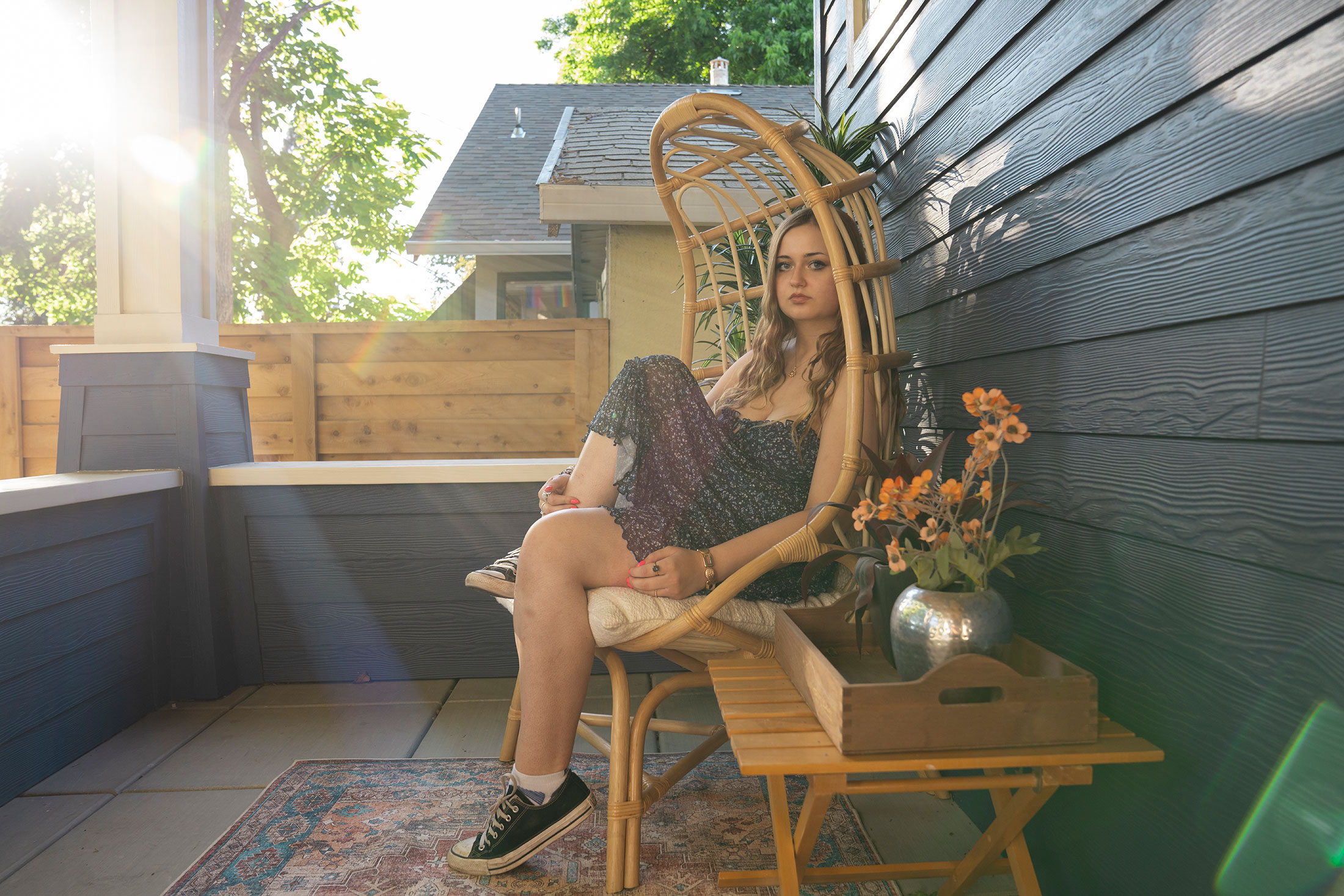 Kaley Glenn-Mills photographed in Chico, CA, June 23, 2026. Photographer: Chloe Aftel for Bloomberg Businessweek