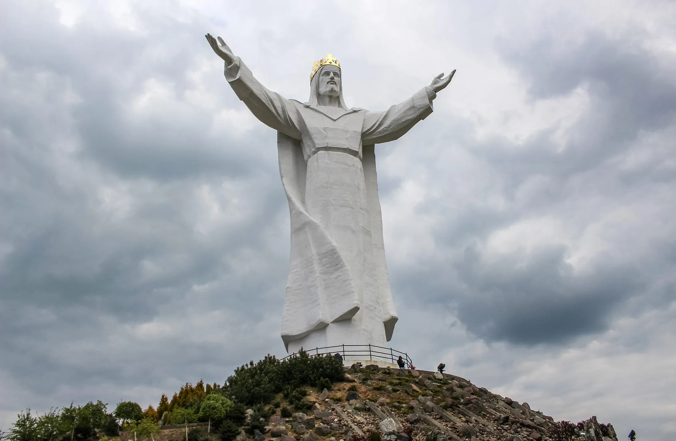 Christ the King statue in Swiebodzin,&nbsp;Poland.&nbsp;
