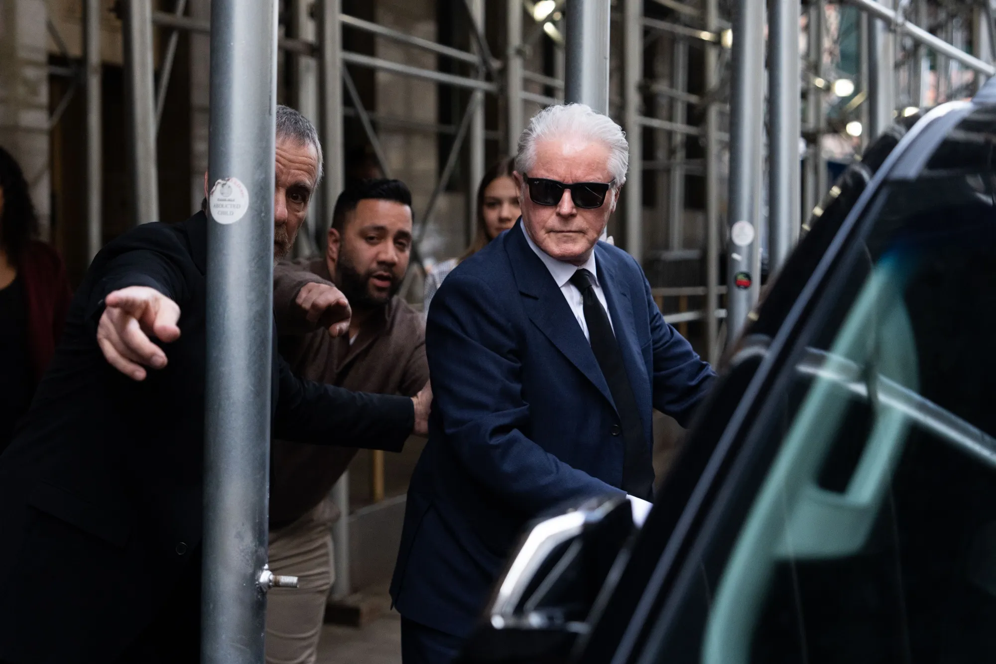 Don Henley of the Eagles leaves Manhattan Criminal Court on Feb. 26.