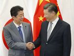 安倍晋三首相と習近平国家主席