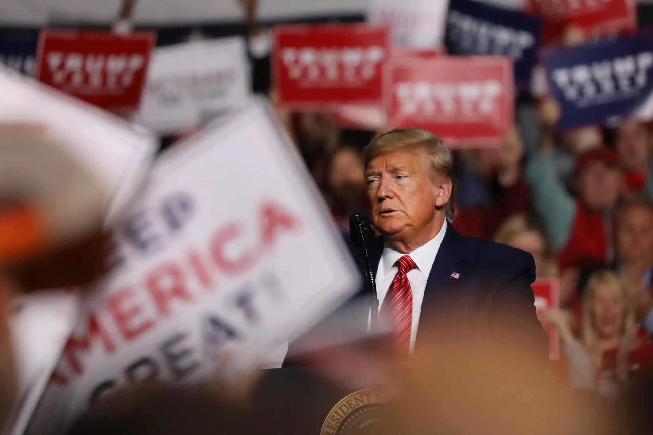 A Trump rally in North Charleston, S.C., on Feb. 28.