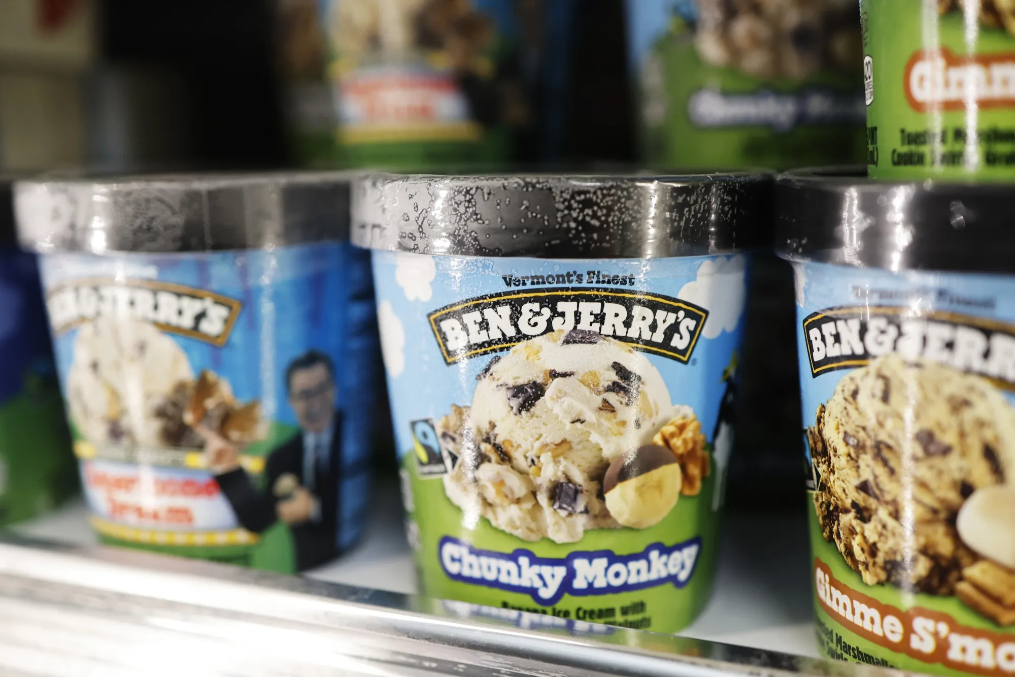 Ben &amp; Jerry’s is a key part of the ice cream unit.