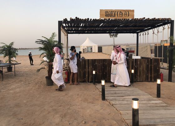 Beach Games Show Off Saudi Prince’s Dream for Futuristic City