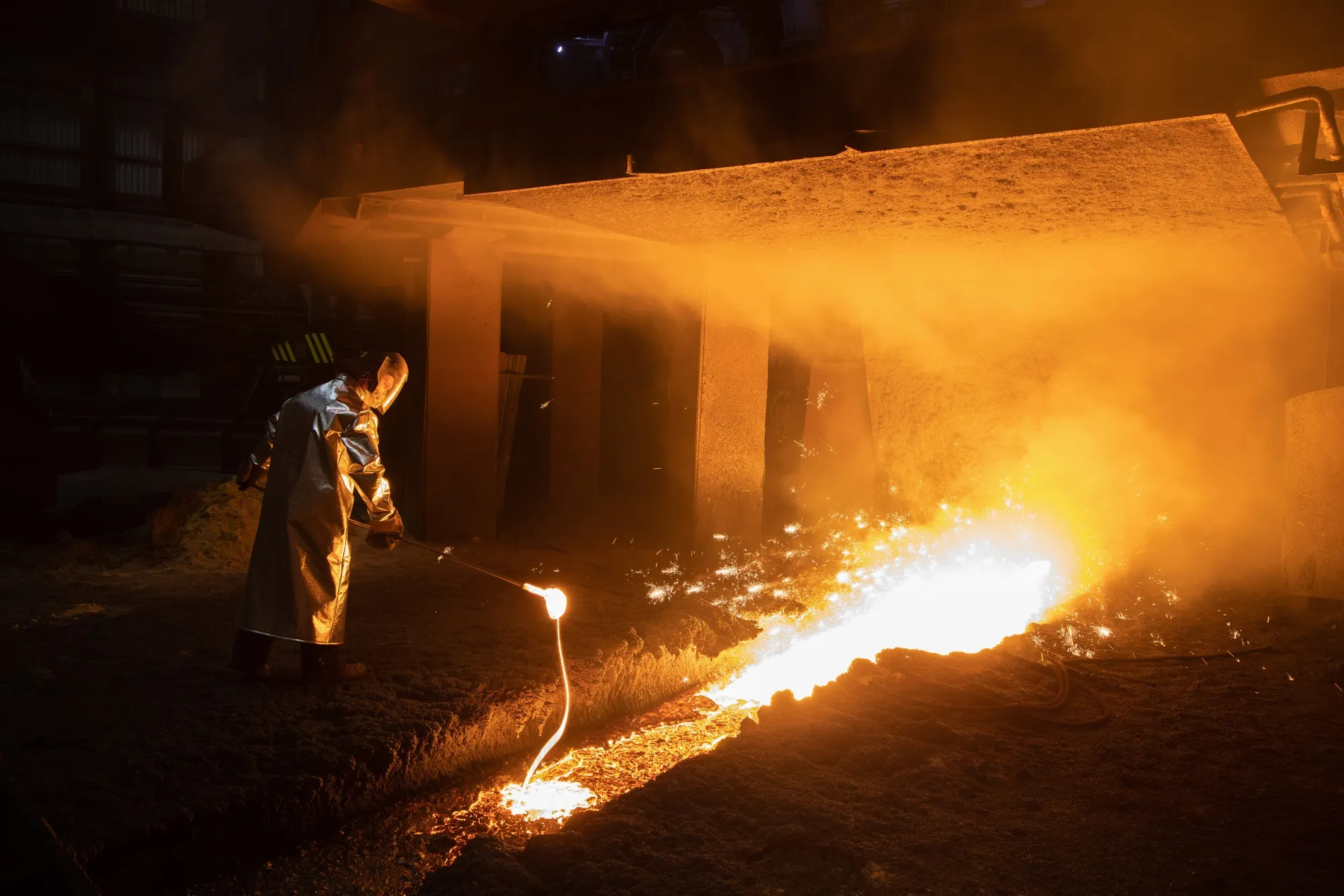 A steel mill